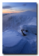 Massif du Hohneck enneige, La Bresse, Vosges, France