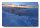 Leve de soleil, Massif du Hohneck enneige, La Bresse, Vosges, France