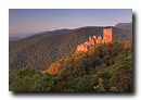 Chateau Saint-Ulrich au petit matin, Ribeauvillé, Haut-Rhin, Alsace, France