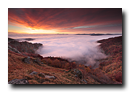 Mer de nuages sur le Kastelberg dans les Vosges, Hohneck, Haut-Rhin, Alsace, France
