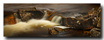 Small waterfall, River Coupall, Glencoe, Lochaber, Scotland