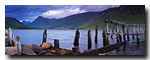 Old pier, Loch Etive, Gualachulain, Lochaber, Scotland