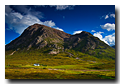 Cottage, Buachaille Etive Mor, Glen Etive, Rannoch Moor, Scotland