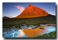 Sunrise on Buachaille Etive Mor, Glen Etive, Rannoch Moor, Scotland