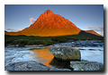 Sunrise on Buachaille Etive Mor, Glen Etive, Rannoch Moor, Scotland