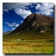 Cottage, Buachaille Etive Mor, Glen Etive, Rannoch Moor, Scotland