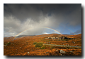 Rainbow near Loch Cluanie, Highlands, Scotland