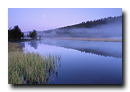 Etang de Lispach avant le lever du soleil, La Bresse, Vosges, France