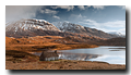 Cottage, Loch Stack, Sutherland, Highlands, Scotland