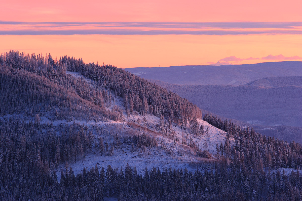 Crépuscule hivernal