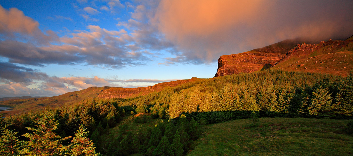 Levé de soleil sur les hauteurs de Storr